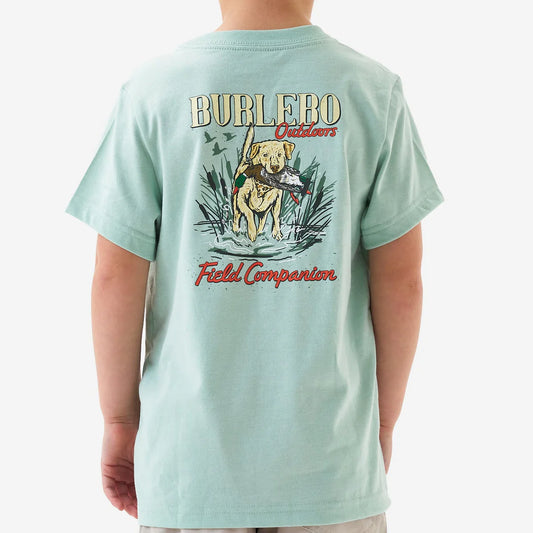 Boys Burlebo Field Companion Tee - Sage