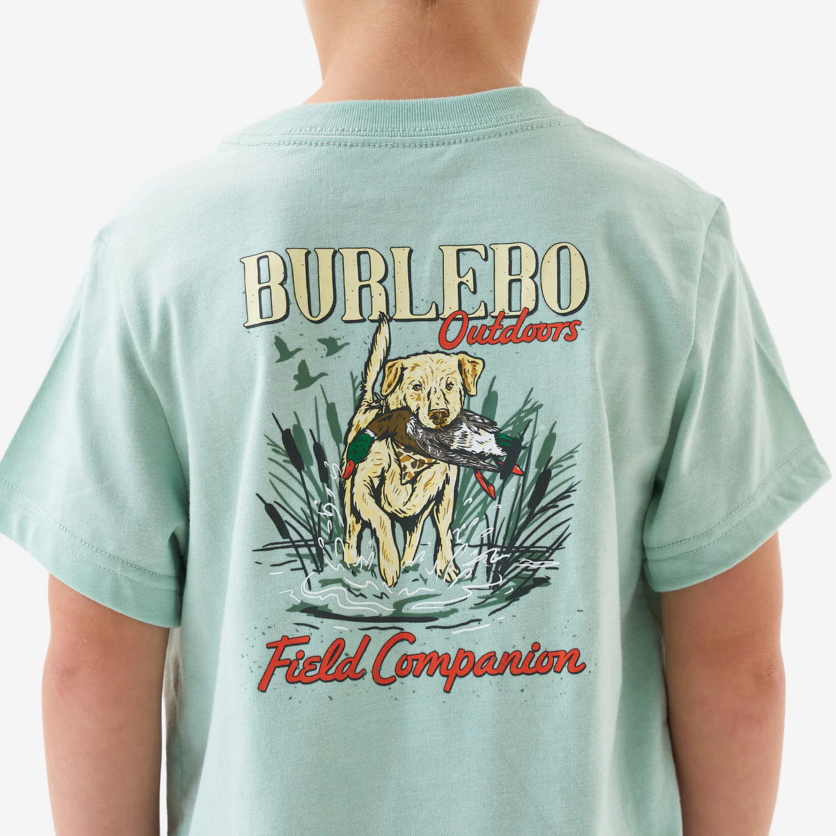 Boys Burlebo Field Companion Tee - Sage