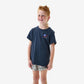 Boys Burlebo Fishing USA Tee - Heather Navy