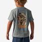 Boys Burlebo Mallard Camo Dog Tee - Dark Heather Grey