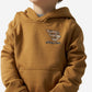 Boys Burlebo Fleece Hoodie - Mallard Camo Dog | Light Brown