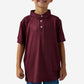 Boys Burlebo Performance Polo - Vintage Helmets | Maroon