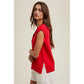 Cherry Ribbed Knit Top