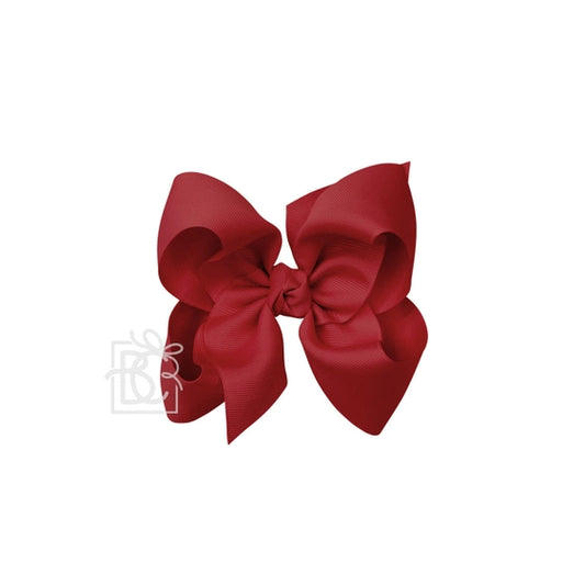 Grosgrain Double Knot Bow | Cranberry