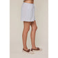 Plaid Ruffle Shorts - Camel