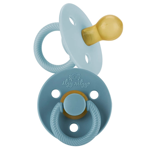 Itzy Soother™ Natural Rubber Paci Sets - Harbor + Coast