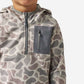 Boys Burlebo Blaze Tech Q-Zip - Classic Deer Camo