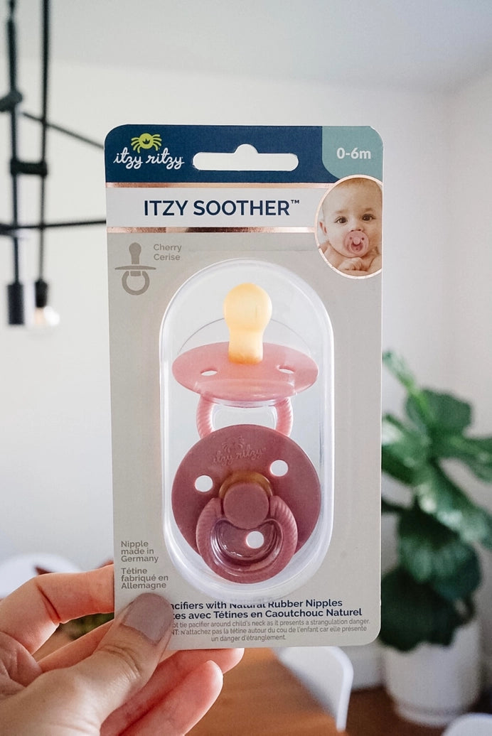 Itzy Soother Paci Set | Blossom + Rosewood