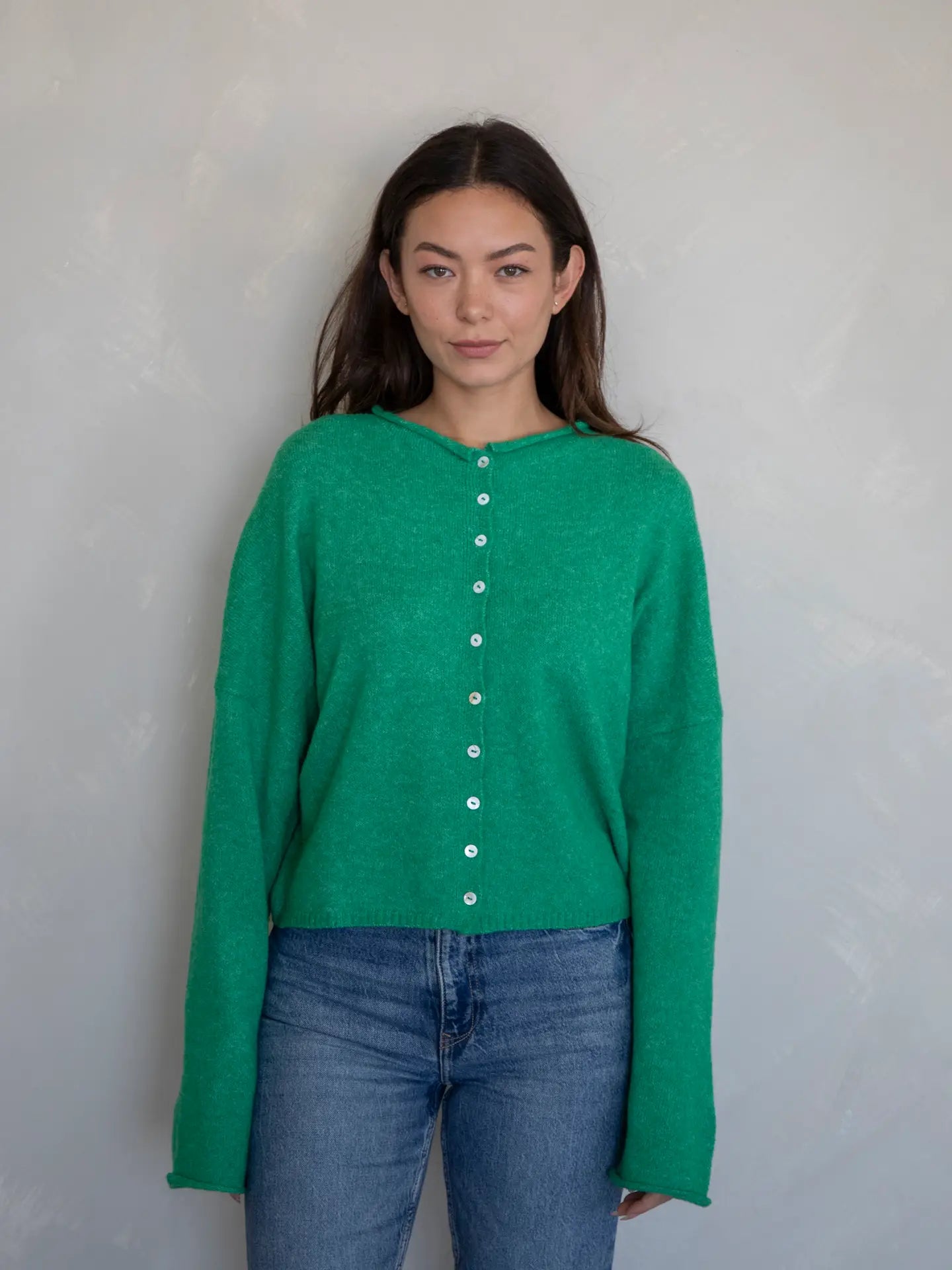 Piper Cardigan - Kelly Green