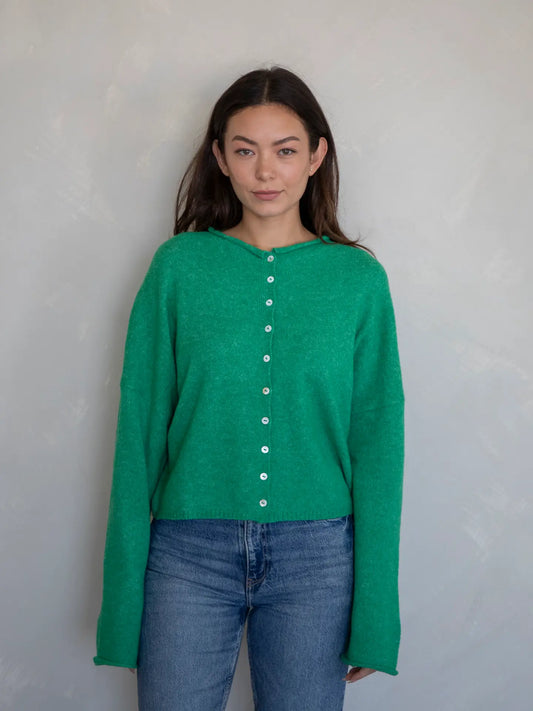 Piper Cardigan - Kelly Green