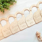 Classic Flower Wooden Baby Closet Dividers