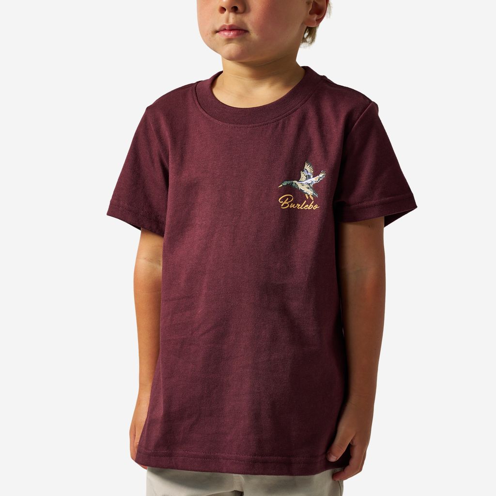 Boys Burlebo Pintail Diving Duck Tee - Maroon