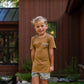 Boys Burlebo Bow Hunter Tee - Light Brown