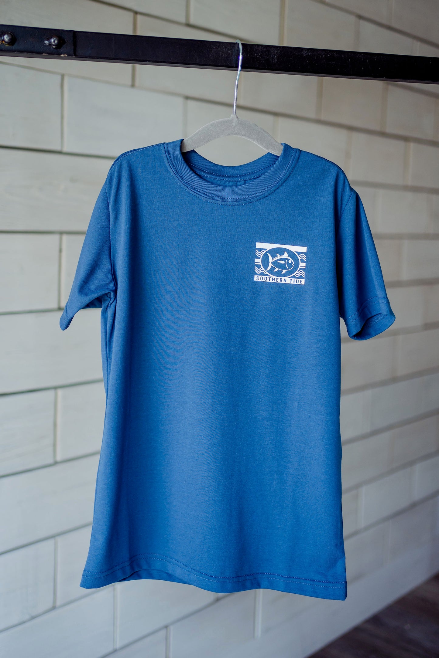 Boys Southern Tide Distressed Waves T-Shirt