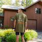 Boys Burlebo Duck Wild Tee - Hunter Green