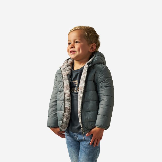 Boys Burlebo Mountain Fleece Hoodie Jacket - Classic Deer Camo