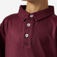 Boys Burlebo Performance Polo - Vintage Helmets | Maroon