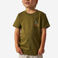 Boys Burlebo Duck Wild Tee - Hunter Green