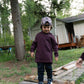 Boys Burlebo Thermal Hoodie - Maroon