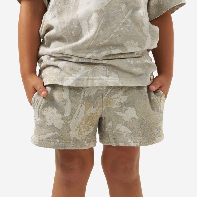 Boys Burlebo Vintage Washed Shorts | Drifter Camo