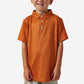 Boys Burlebo Performance Polo - Vintage Helmets | Orange