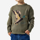 Boys Burlebo Cabin Sweater | Olive Duck