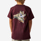 Boys Burlebo Pintail Diving Duck Tee - Maroon