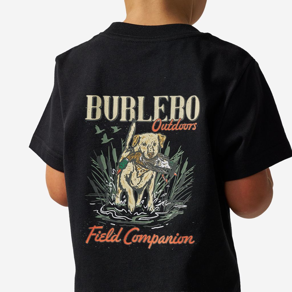 Boys Burlebo Field Companion Tee - Black