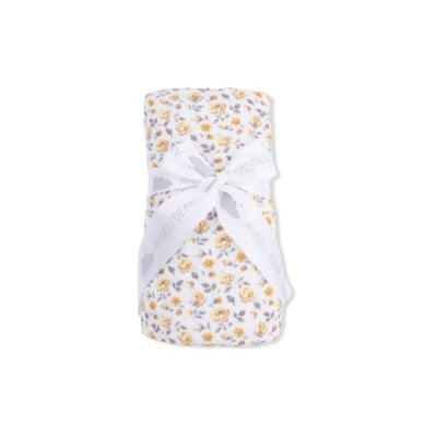 Angel Dear Muslin Swaddle Blanket | Yellow Country Roses