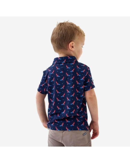 Boys Burlebo USA Eagle Polo