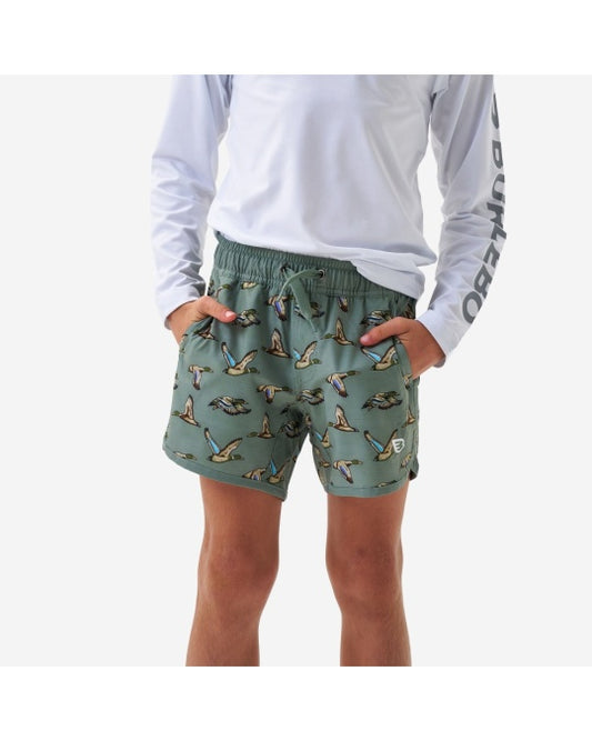 Boys Burlebo Swim Trunk - Jumbo Mallards