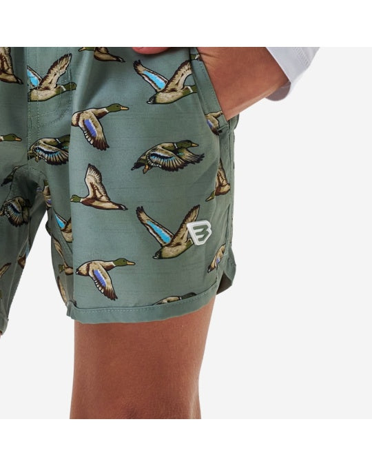 Boys Burlebo Swim Trunk - Jumbo Mallards