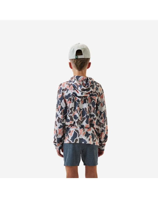Boys Burlebo Performance Hoodie - Vintage Camo