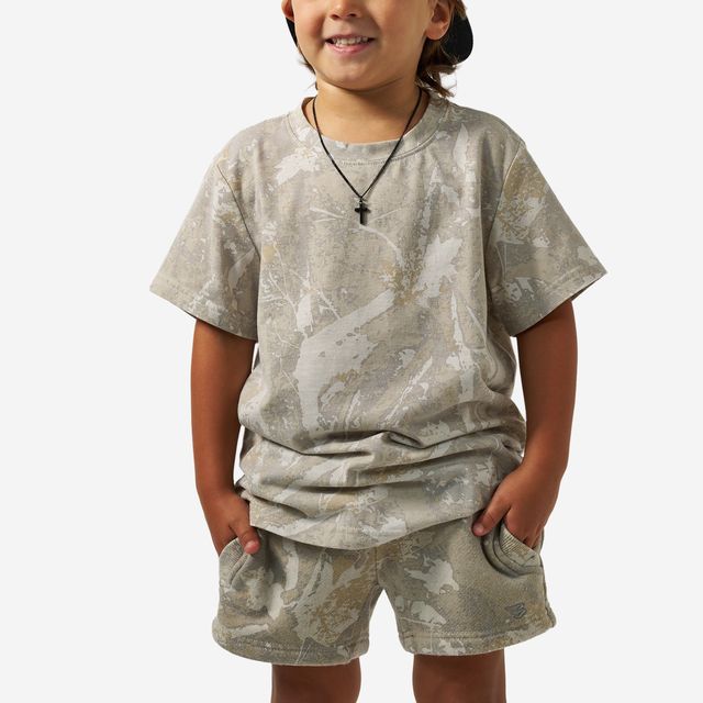 Boys Burlebo Vintage Washed Tee | Drifter Camo