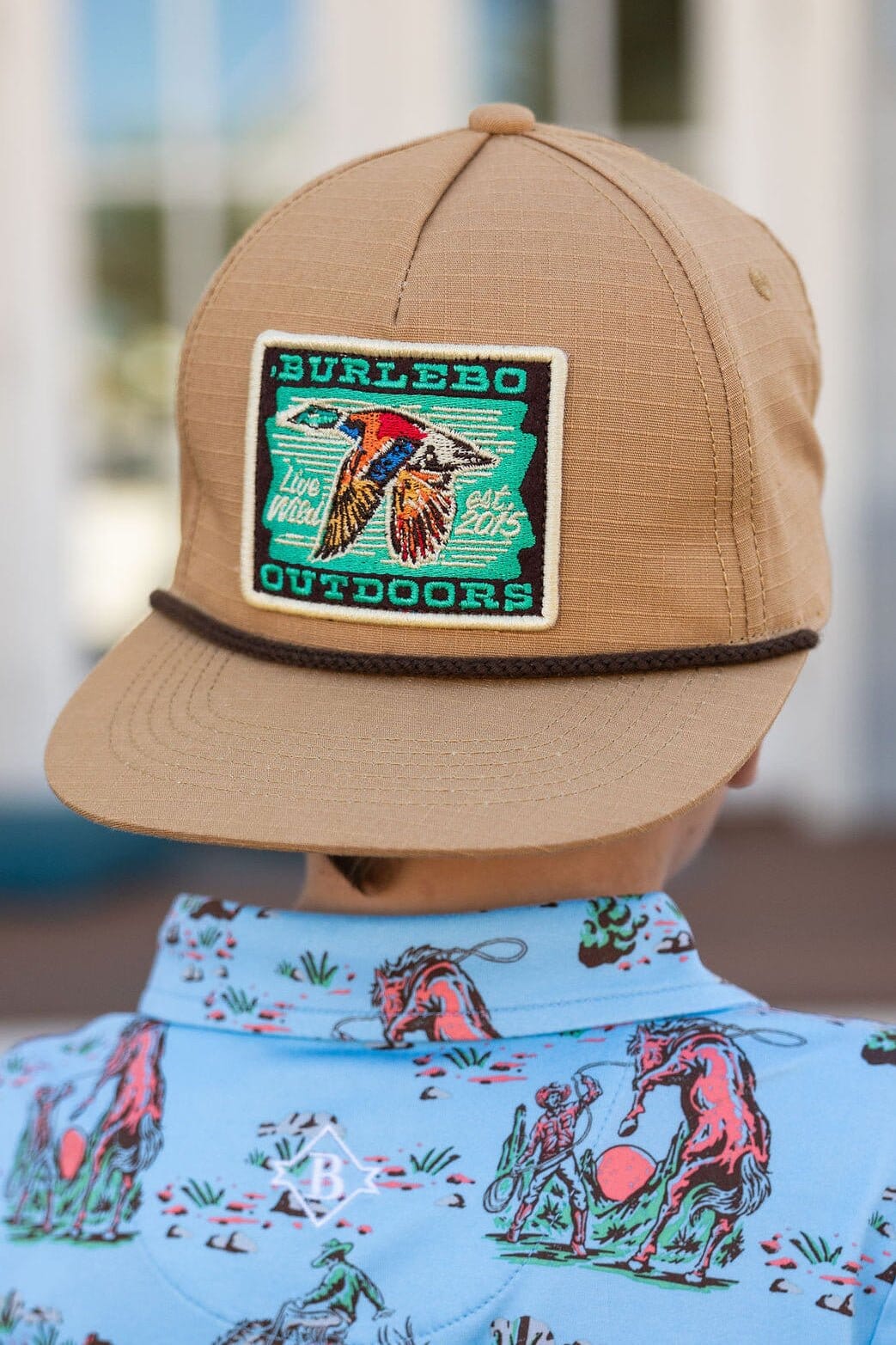 Boys Burlebo Greenhead Patch Hat