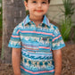 Toddler Burlebo Palms & Fins Button Down