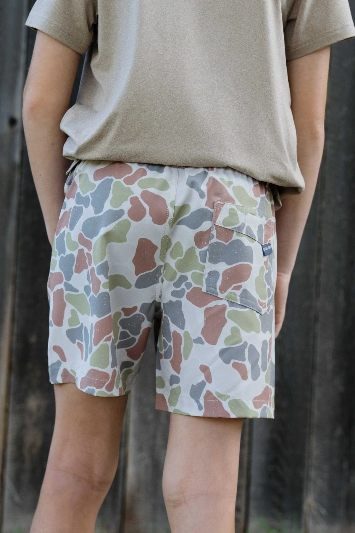 Boys Burlebo Everyday Shorts - Driftwood Camo