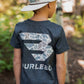 Boys Burlebo Deer Camo Sig Logo Tee