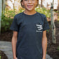 Boys Burlebo Deer Camo Sig Logo Tee