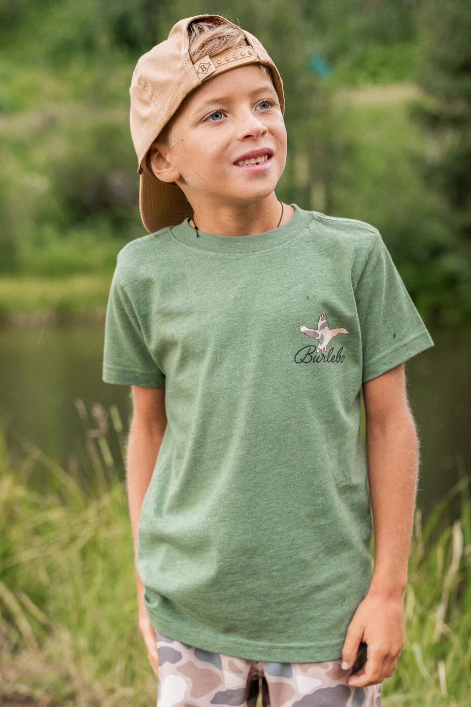 Boys Burlebo Ducks Flying In Tee