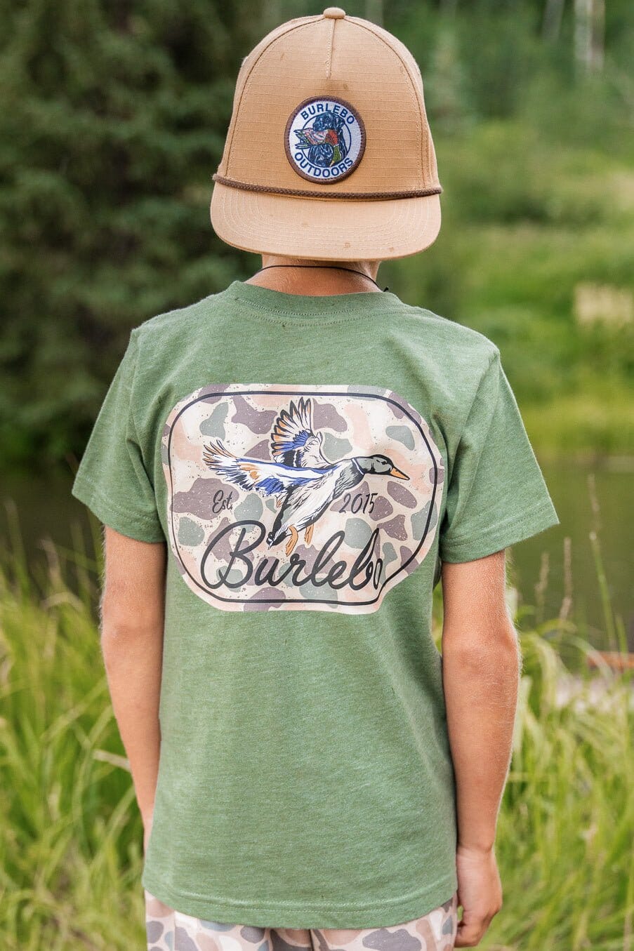 Boys Burlebo Ducks Flying In Tee