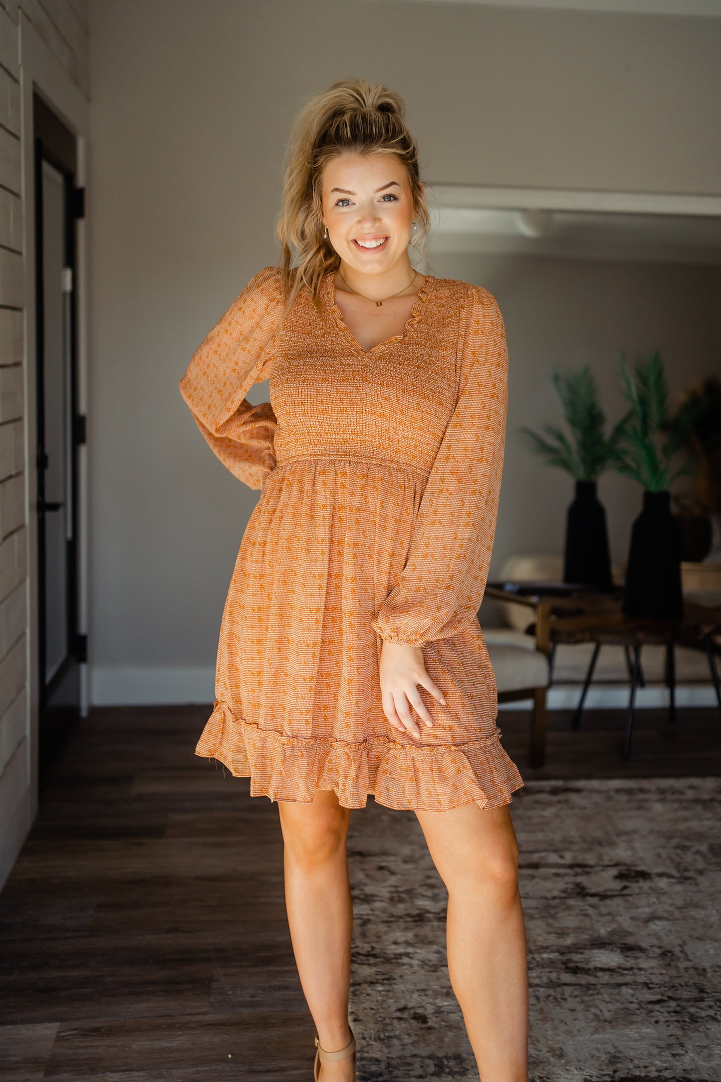 Step Right Up Mini Dress