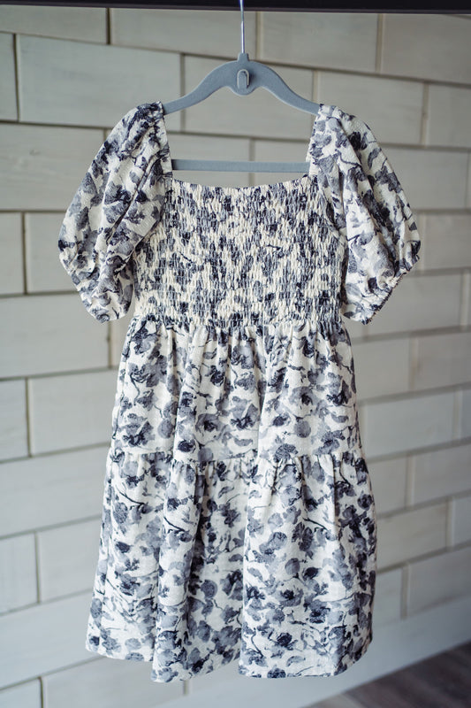 Summer Dream Puff Sleeve Smocked Midi Dress