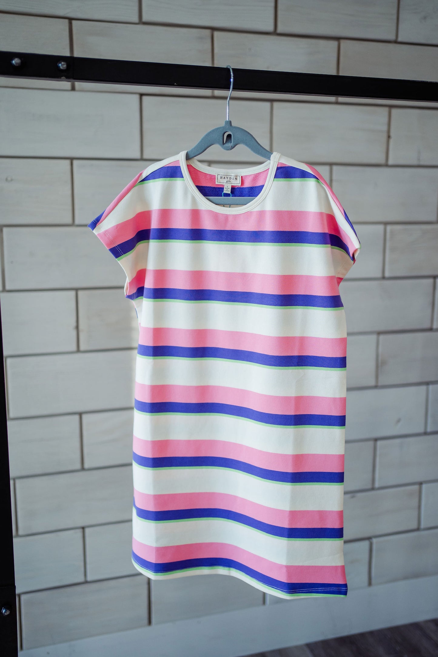 Hazel Striped T-Shirt Dress