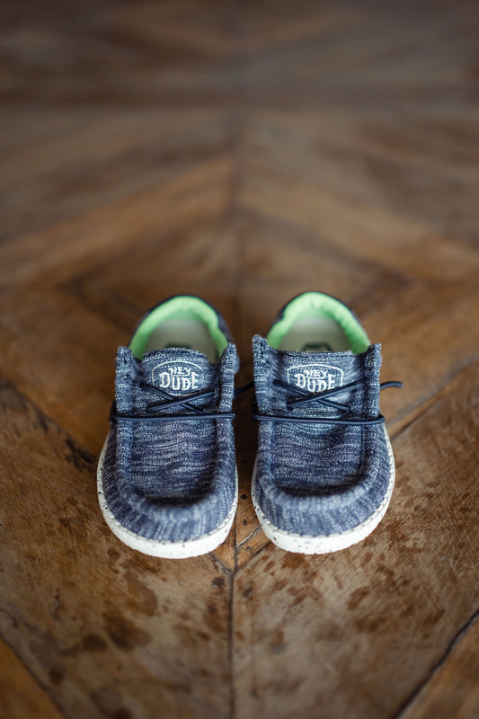 Wally Toddler Stretch - Navy Speckle