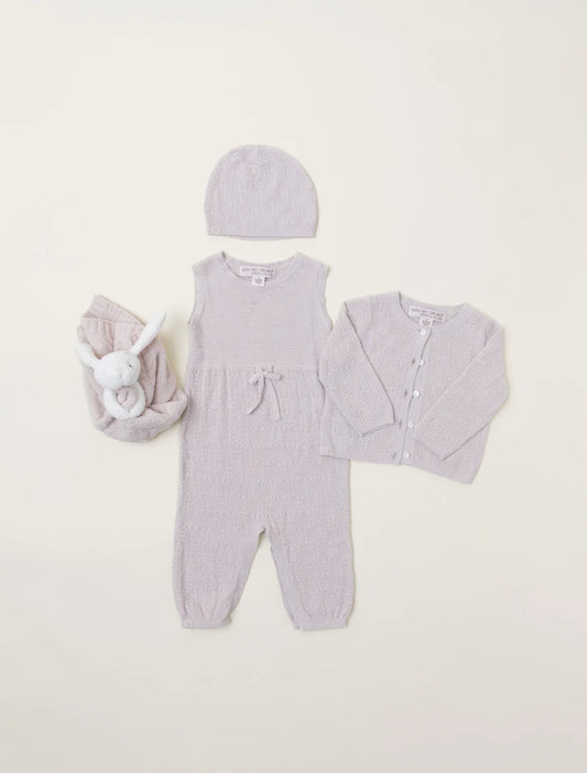 Barefoot Dreams CozyChic Ultra Lite Leaf Cable Baby Bundle