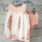 Pippa Scalloped Baby Dress + Bloomers