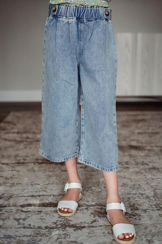 Reese Crop Flare Denim