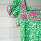 A Little Luck Flutter Sleeve Top