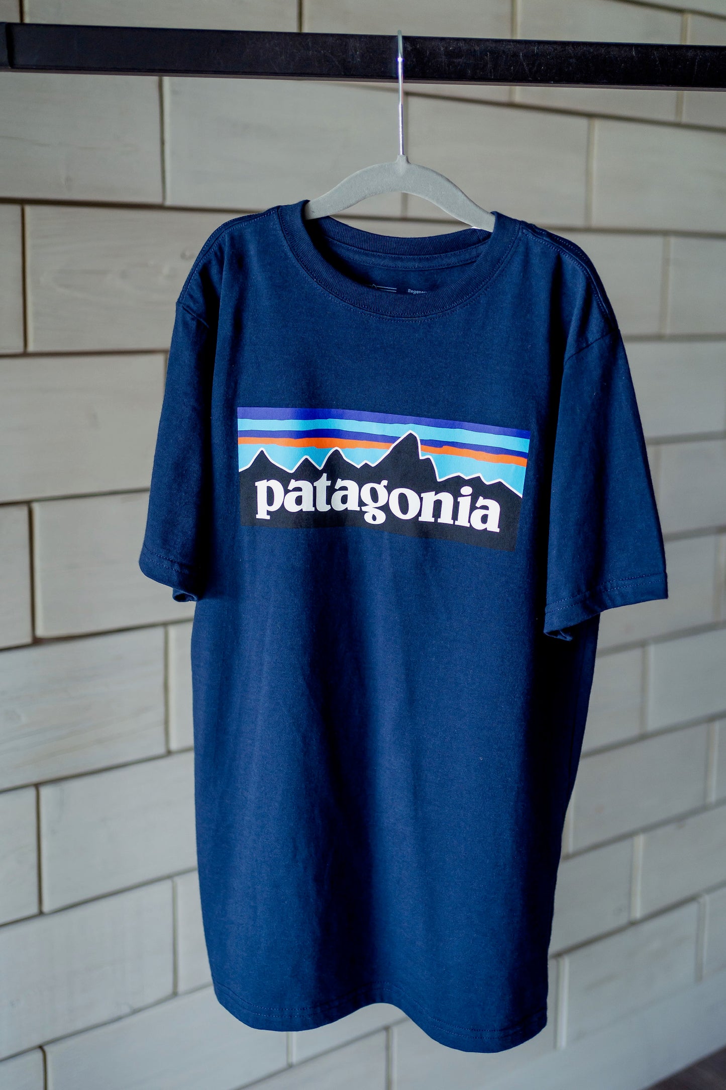 Kids Patagonia Regenerative P-6 Logo T-Shirt